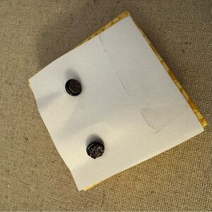 Stella & Dot Relic Black Stud Earrings